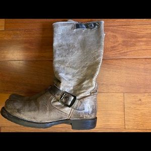 Frye Veronica slouch boot size 6.5 slate burnished